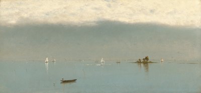 Afgår fra stormen, 1872. af John Frederick Kensett