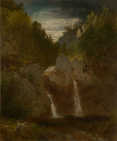 Klippebassin, Bash Bish Falls af John Frederick Kensett