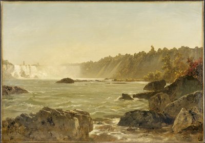 Udsigt over Niagara Falls, ca. 1851-52 (olie på lærred) af John Frederick Kensett