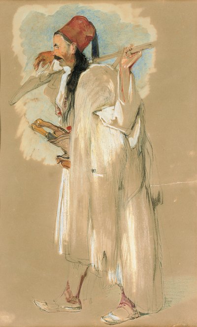 En Suliotekriger af John Frederick Lewis