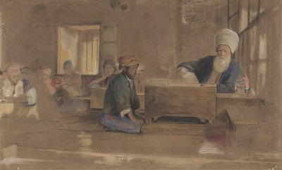 Arabisk Skole, 1841-51. af John Frederick Lewis