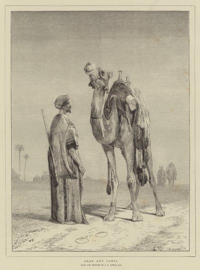 Araber og kamel af John Frederick Lewis