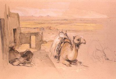 Kamel, West Theben af John Frederick Lewis