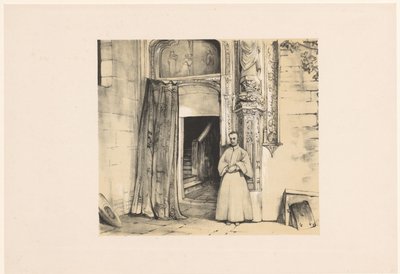 Dør i Convento de San Juan de los Reyes i Toledo af John Frederick Lewis