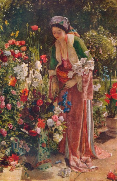 I Beys Garden, 1865, 1920. af John Frederick Lewis