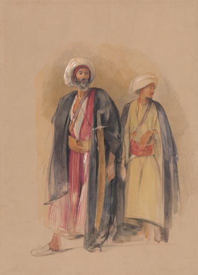 Sheik Hussein af Gebel Tor og hans søn af John Frederick Lewis