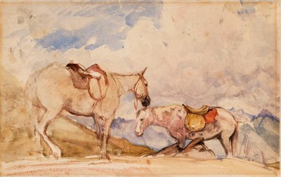 To heste af John Frederick Lewis