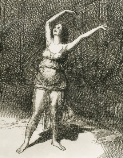 Isadora Duncan af John French Sloan