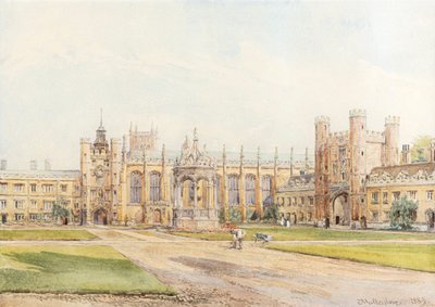 Great Court, Trinity College af John Fulleylove