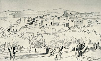 Kirjath-Jearim, 1902. af John Fulleylove