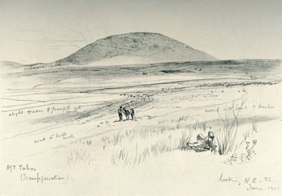 Mount Tabor, 1902. af John Fulleylove