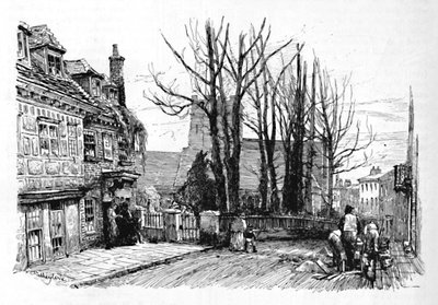 Quarry Street, med St. Marys, 1886 af John Fulleylove
