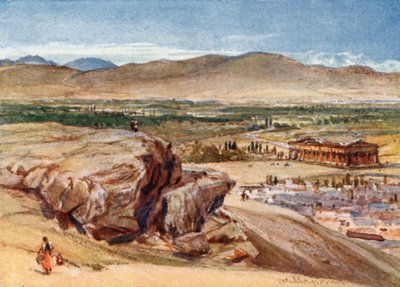 Areopagus og Theseum af John Fulleylove