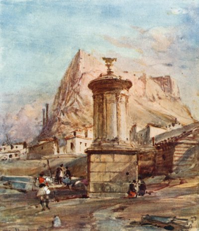 Det Choragiske Monument af Lysicrates af John Fulleylove