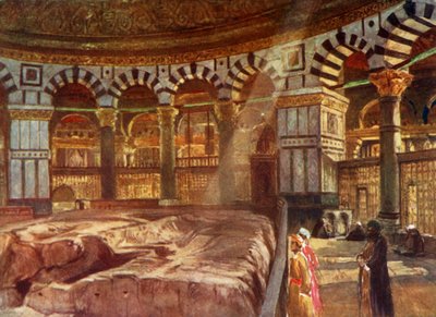 Den hellige klippe under klippekuplen, 1902. af John Fulleylove