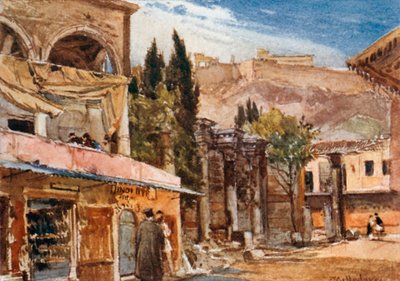 Hadrians Stoa af John Fulleylove