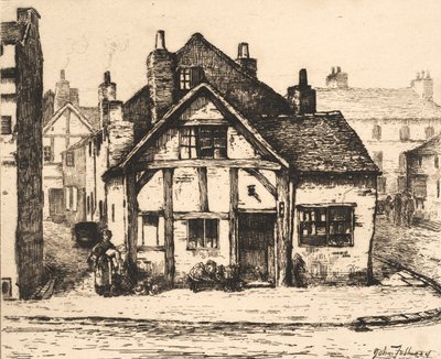 Old House, Salop Street, Wolverhampton, fra "Remnants of Old Wolverhampton, Vol. 1", udgivet i 1880 af John Fullwood
