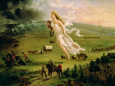 Amerikansk fremgang, 1872 af John Gast