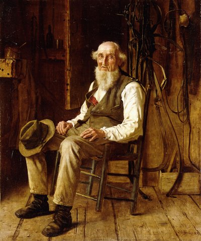 Et øjebliks kontemplation, af John George Brown