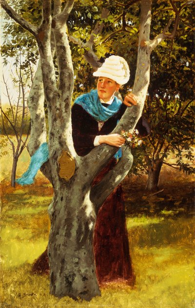 Blandt træerne, af John George Brown