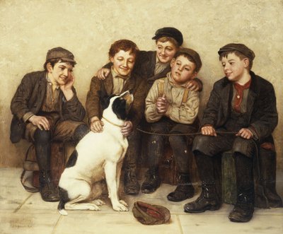 I gode hænder, 1909 af John George Brown