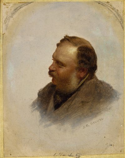Portræt af William Brand, ca. 1862 af John George Brown