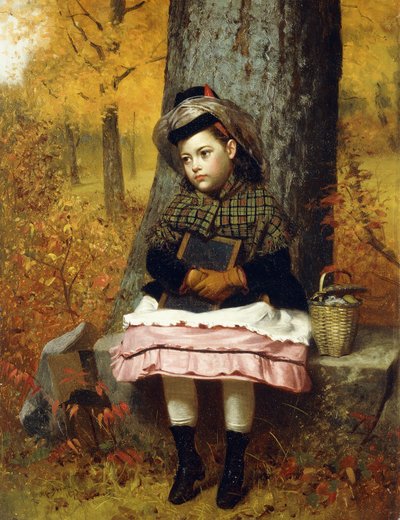 Skolebundet, 1873 af John George Brown