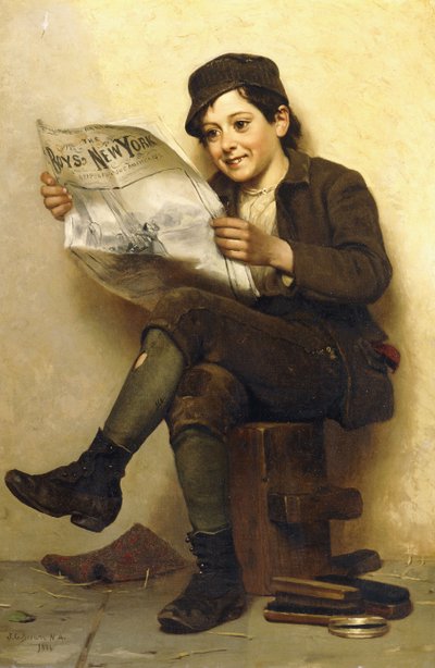 The Boys" New York, 1886 af John George Brown