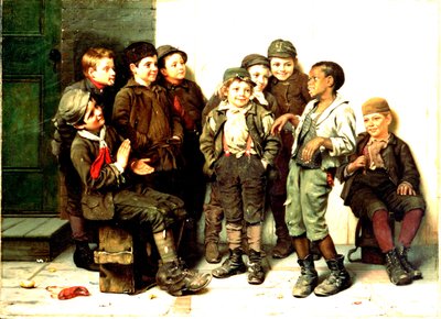 Street Dance, 1883 af John George Brown