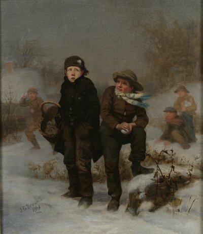 Offeret, 1861 af John George Brown