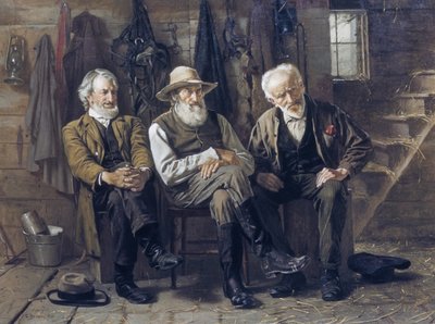 At afgøre spørgsmålet, 1897. af John George Brown