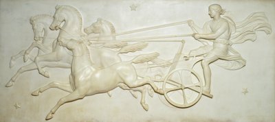 Relief af Phaeton, der kører solvognen (marmor) af John Gibson