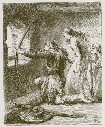 Adam Bell, Clym of the Cloughe af John Gilbert