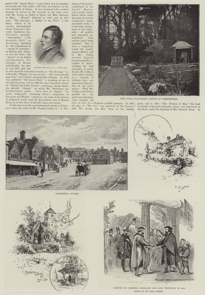 Alfred, Baron Tennyson, digterpristager af John Gilbert