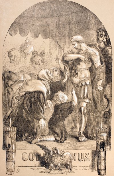 Coriolanus, 1890 af John Gilbert