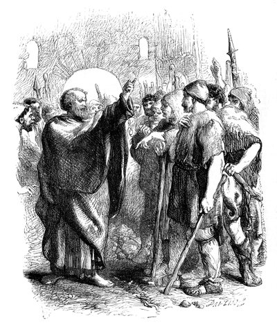 Coriolanus af William Shakespeare af John Gilbert