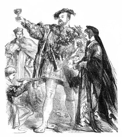 Henry VIII af William Shakespeare af John Gilbert