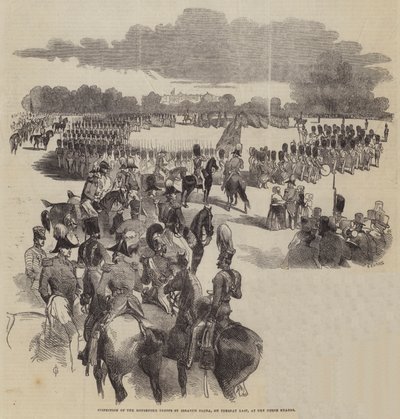 Ibrahim Pachas inspektion af husholdningstropperne tirsdag i sidste tirsdag ved Horse Guards af John Gilbert