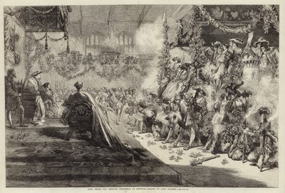 Kong Henry VIII holder jul i Greenwich af John Gilbert