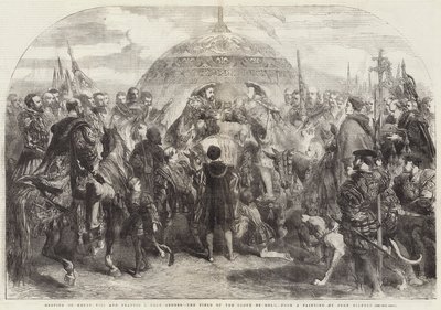 Møde mellem Henrik VIII og Frans I nær Ardres, guldklædets mark af John Gilbert