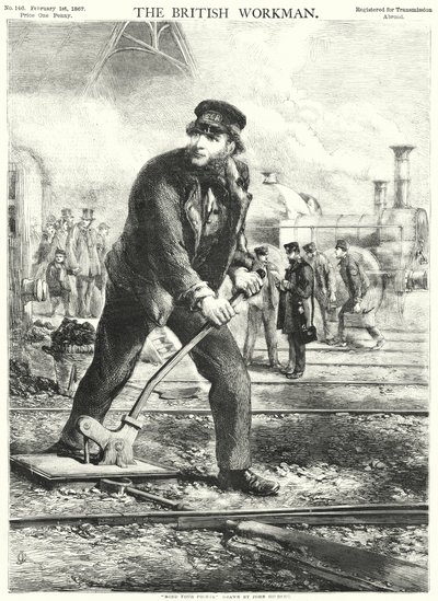 "Pas på dine punkter" (gravering) af John Gilbert