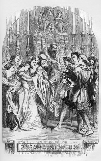 Much Ado about Nothing af William Shakespeare af John Gilbert