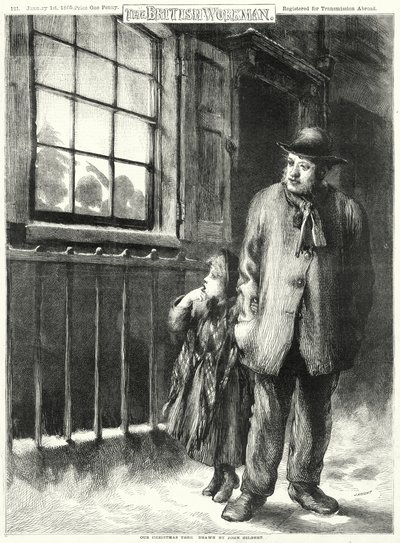 Vores juletræ (gravering) af John Gilbert