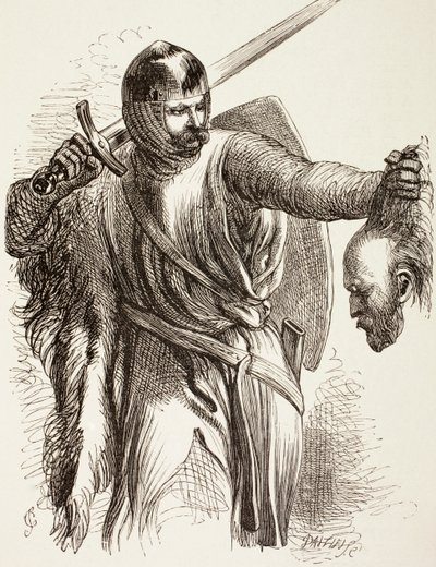 Bastarden med Østrigs hoved, 1890 af John Gilbert