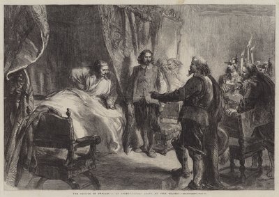 Beslaglæggelsen af Charles I på Holmby-House af John Gilbert
