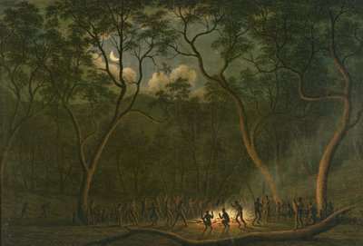 Aboriginal Coroboree i Van Diemens Land af John Glover