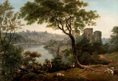 Chepstow Castle, Monmouthshire af John Glover