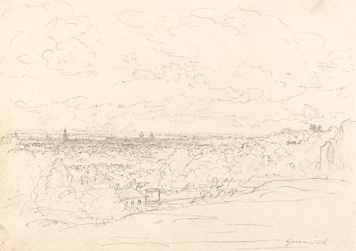 Fjernsyn over Greenwich af John Glover