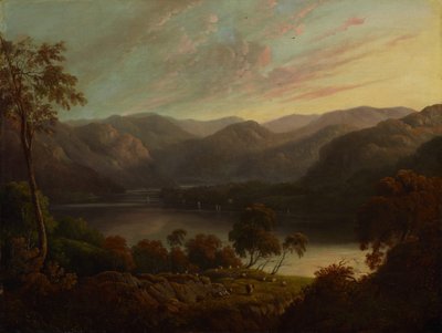 Udsigt over landskab i Cumberland af John Glover