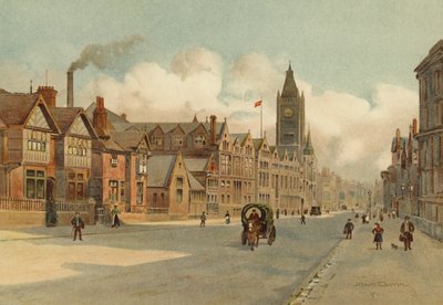 Liverpool University (farve litho) af John Glynn
